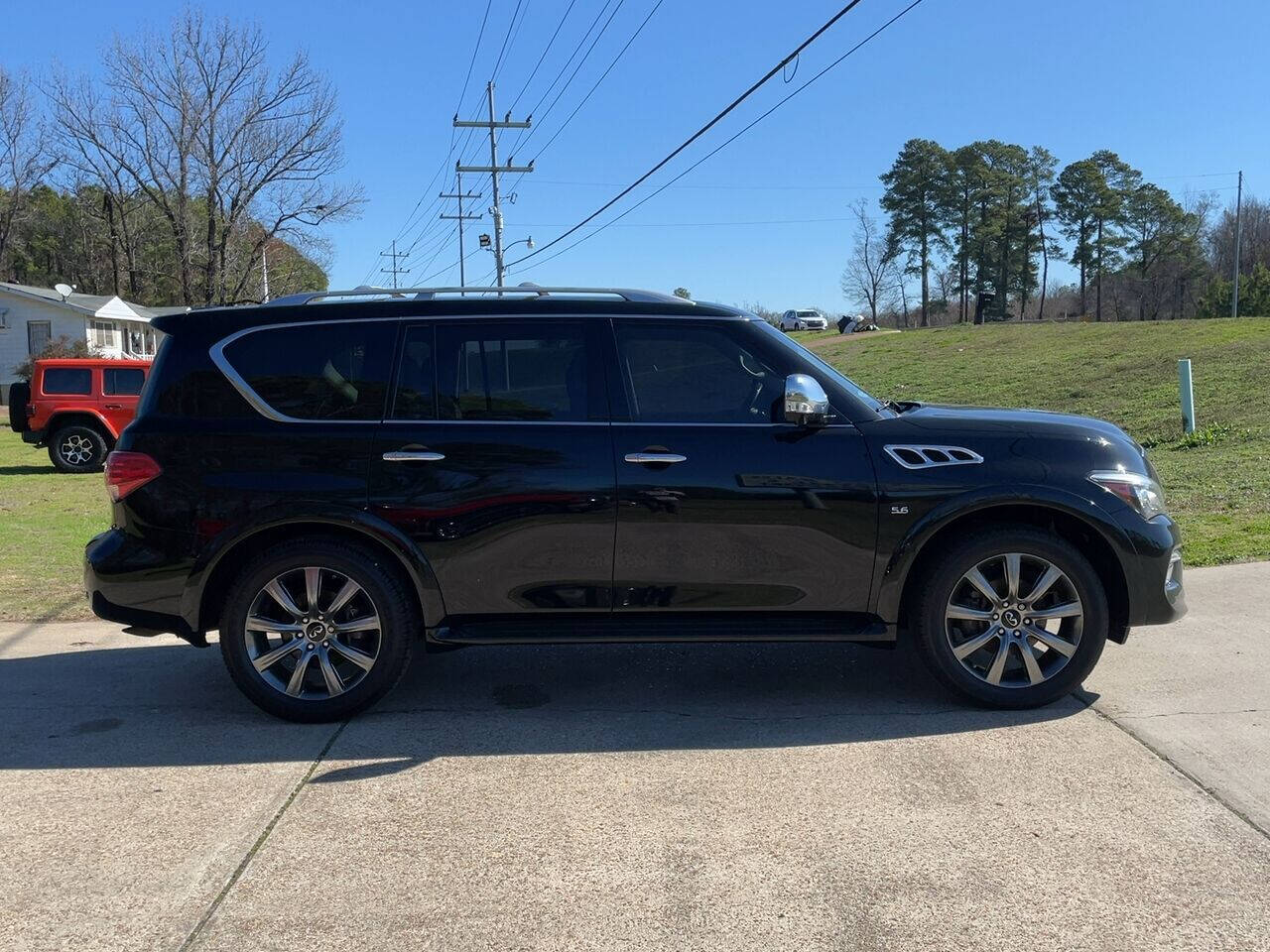 2017 INFINITI QX80 for sale at Q & M Motors in Flowood, MS