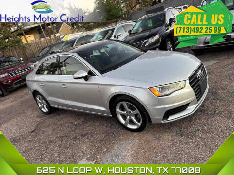 2015 Audi A3 for sale at Heights Motor Credit in Houston TX