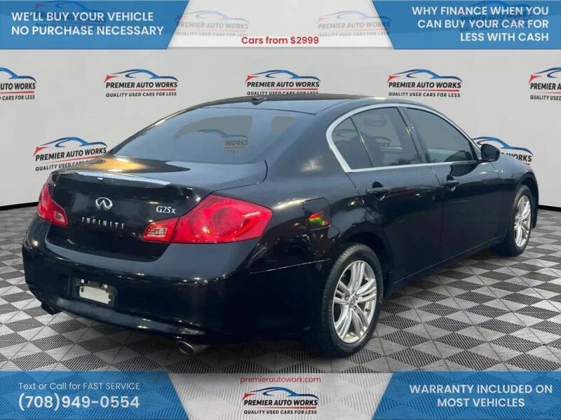 2011 Infiniti G25 Sedan x