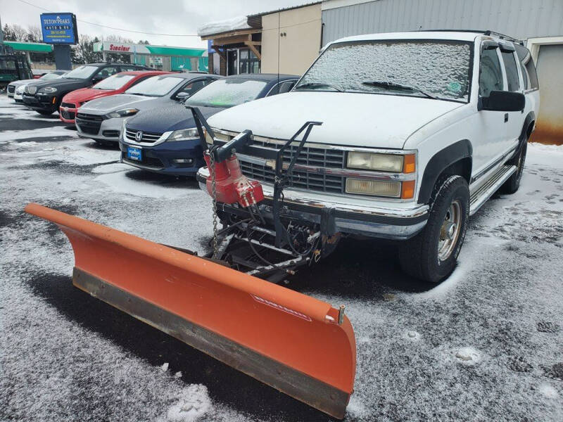 1992 Chevrolet Suburban for sale at TETON PEAKS AUTO & RV in Idaho Falls ID