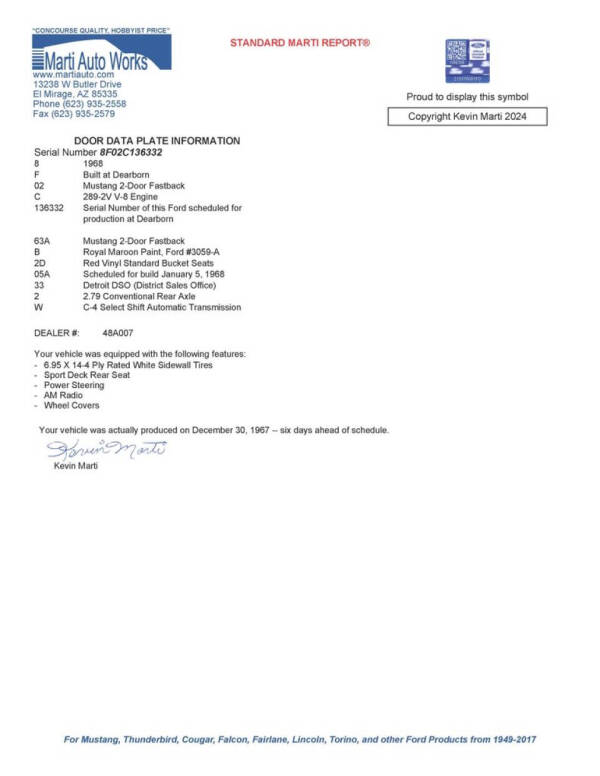 1968 Ford Mustang