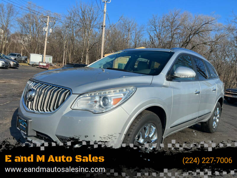 2014 Buick Enclave for sale at E and M Auto Sales in Elgin IL