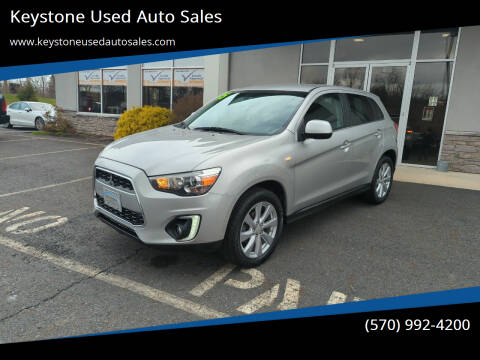 2015 Mitsubishi Outlander Sport for sale at Keystone Used Auto Sales in Brodheadsville PA