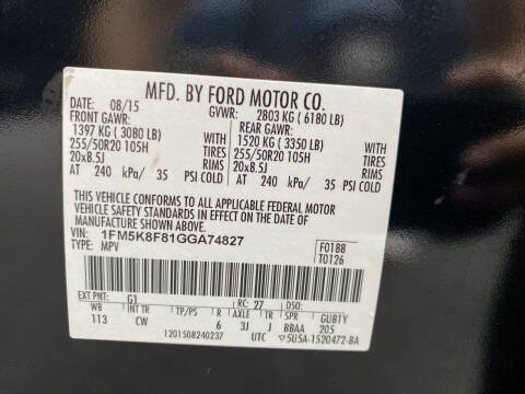 2016 Ford Explorer Limited