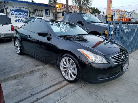 2008 Infiniti G37 for sale at Olympic Motors in Los Angeles CA