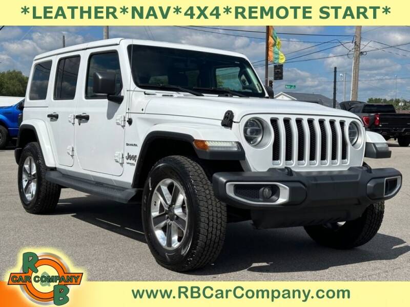 2019 Jeep Wrangler Unlimited for sale at R & B CAR CO in Fort Wayne IN