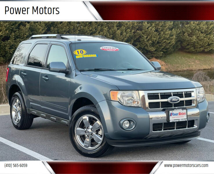 2010 Ford Escape for sale at Power Motors in Halethorpe MD