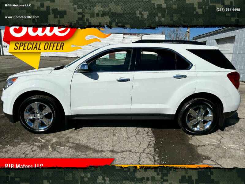 2015 Chevrolet Equinox for sale at RJB Motors LLC in Canfield OH