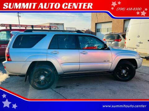 2004 Toyota 4Runner for sale at SUMMIT AUTO CENTER in Summit IL