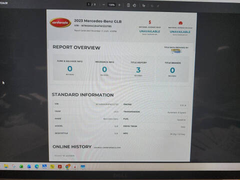 2023 Mercedes-Benz GLB GLB 250