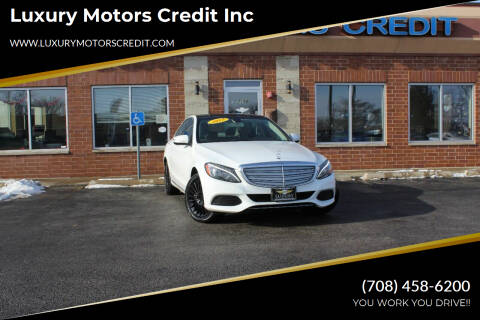 2015 Mercedes-Benz C-Class for sale at Luxury Motors Credit Inc in Bridgeview IL