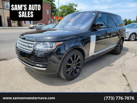 2016 Land Rover Range Rover for sale at SAM'S AUTO SALES in Chicago IL