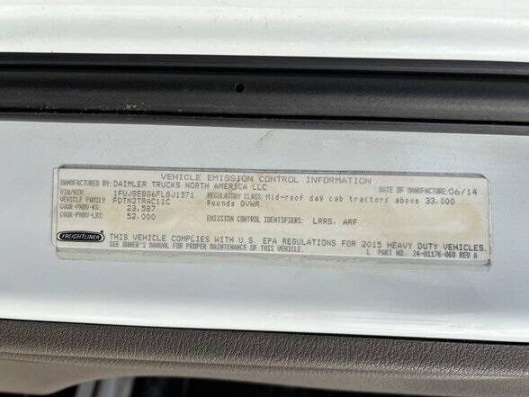 2015 Freightliner Cascadia