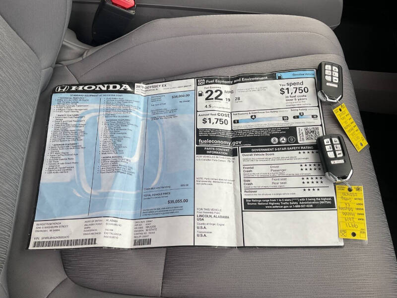 2019 Honda Odyssey EX