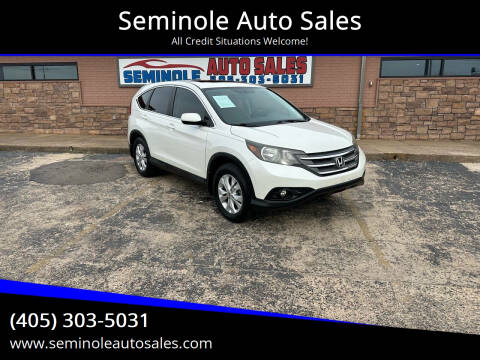 2013 Honda CR-V for sale at Seminole Auto Sales in Seminole OK