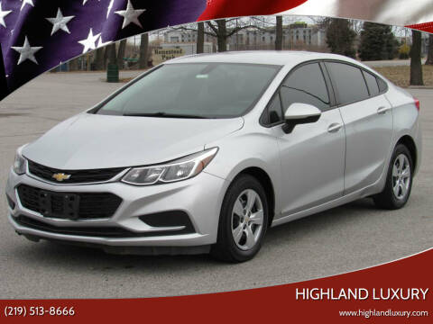 2018 Chevrolet Cruze for sale at Highland Luxury in Highland IN