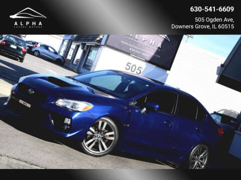 2017 Subaru WRX for sale at Alpha Luxury Motors in Downers Grove IL