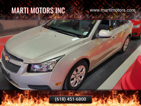 2013 Chevrolet Cruze for sale at Marti Motors Inc in Madison IL