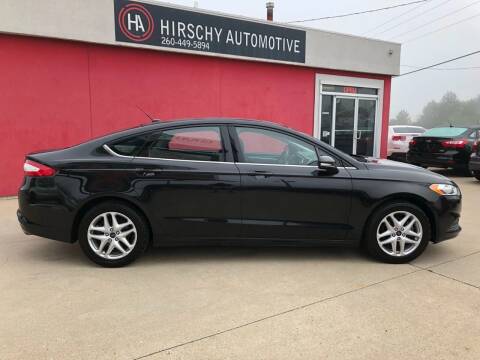 2013 Ford Fusion for sale at Hirschy Automotive in Fort Wayne IN