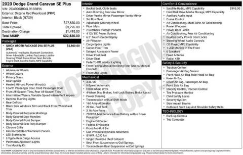 2020 Dodge Grand Caravan SE Plus