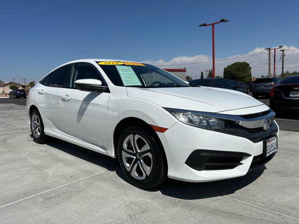 2018 Honda Civic for sale at Magic Auto Sales in Hesperia, CA