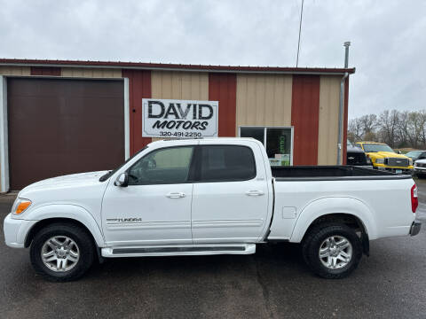 2006 Toyota Tundra for sale at DAVID MOTORS LLC in Grey Eagle MN