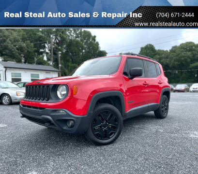 2018 Jeep Renegade for sale at Real Steal Auto Sales & Repair Inc in Gastonia NC