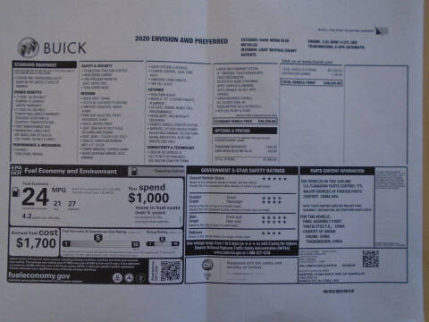 2020 Buick Envision Preferred