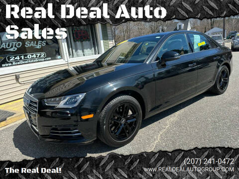 2017 Audi A4 for sale at Real Deal Auto Sales in Auburn ME
