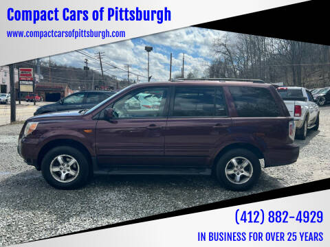 2008 Honda Pilot for sale at Compact Cars of Pittsburgh in Pittsburgh PA