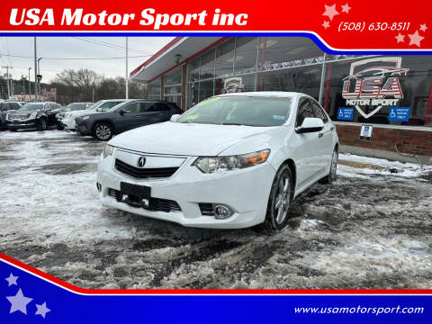 2012 Acura TSX for sale at USA Motor Sport inc in Marlborough MA