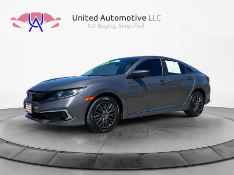 2020 Honda Civic for sale at UNITED AUTOMOTIVE in Denver CO