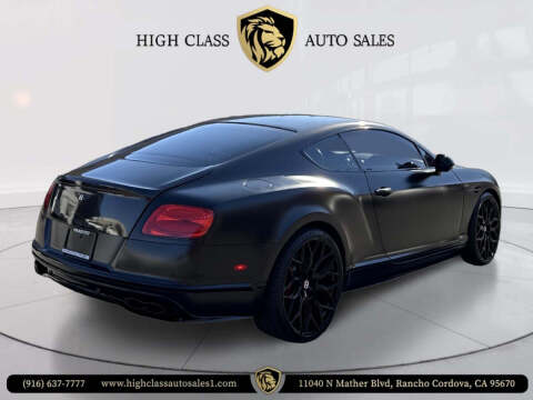 2016 Bentley Continental GT V8 S