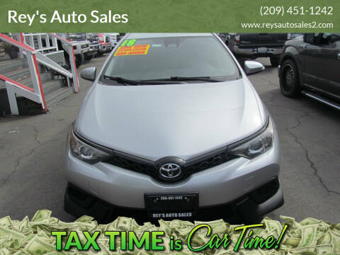 2018 Toyota Corolla iM for sale at Rey's Auto Sales in Stockton CA