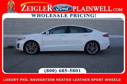 2019 Ford Fusion for sale at Zeigler Ford of Plainwell - Avery Ziegler in Plainwell MI