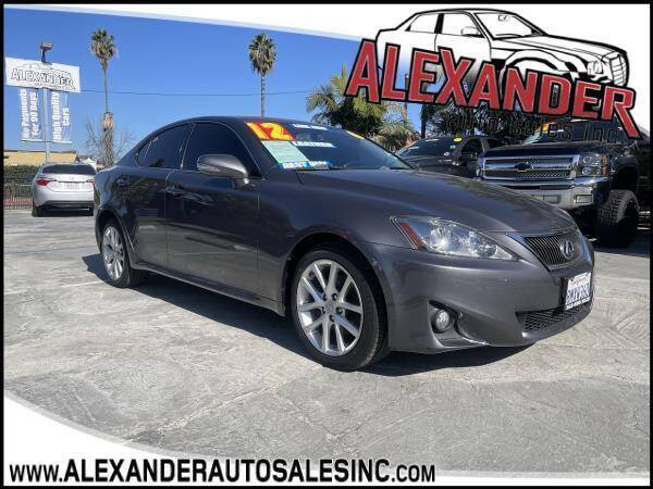 2012 Lexus IS 250 for sale at Alexander Auto Sales Inc in Whittier CA