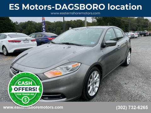 2013 Dodge Dart for sale at ES Motors-DAGSBORO location in Dagsboro DE