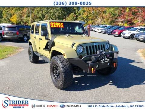2013 Jeep Wrangler Unlimited for sale at STRIDER BUICK GMC SUBARU in Asheboro NC