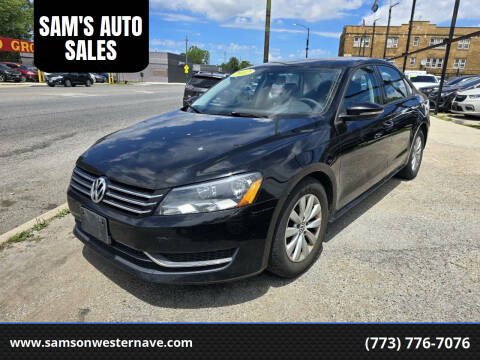 2012 Volkswagen Passat for sale at SAM'S AUTO SALES in Chicago IL