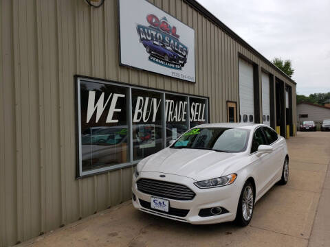 2013 Ford Fusion for sale at C&L Auto Sales in Vermillion SD