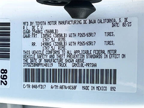 2023 Toyota Tacoma TRD Sport