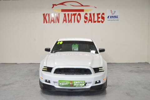 2014 Ford Mustang for sale at Kian Auto Sales in Sacramento CA