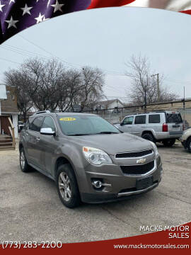 2012 Chevrolet Equinox for sale at Macks Motor Sales in Chicago IL