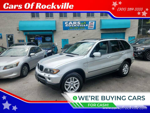 2004 BMW X5 for sale at Cars Of Rockville in Rockville MD