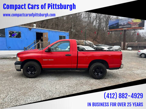 2003 Dodge Ram 1500 for sale at Compact Cars of Pittsburgh in Pittsburgh PA