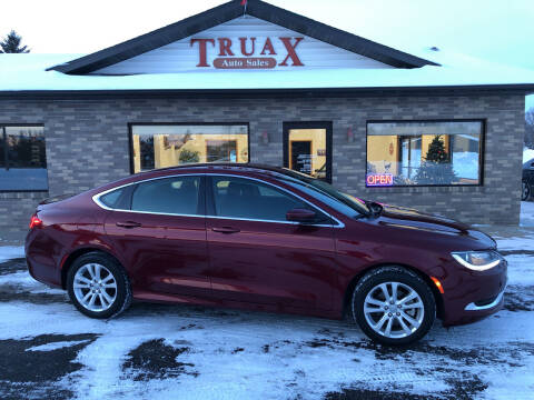 2015 Chrysler 200 for sale at Truax Auto Sales Inc. in Deer Creek MN