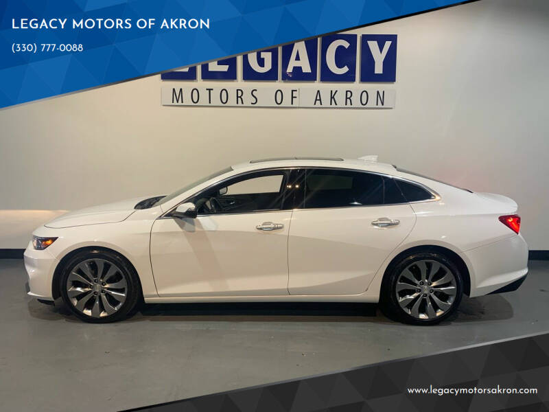 2016 Chevrolet Malibu for sale at LEGACY MOTORS OF AKRON in Akron OH