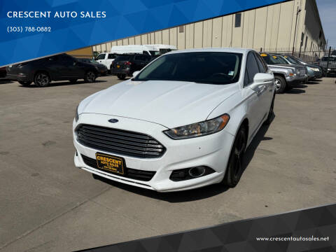 2016 Ford Fusion for sale at CRESCENT AUTO SALES in Denver CO