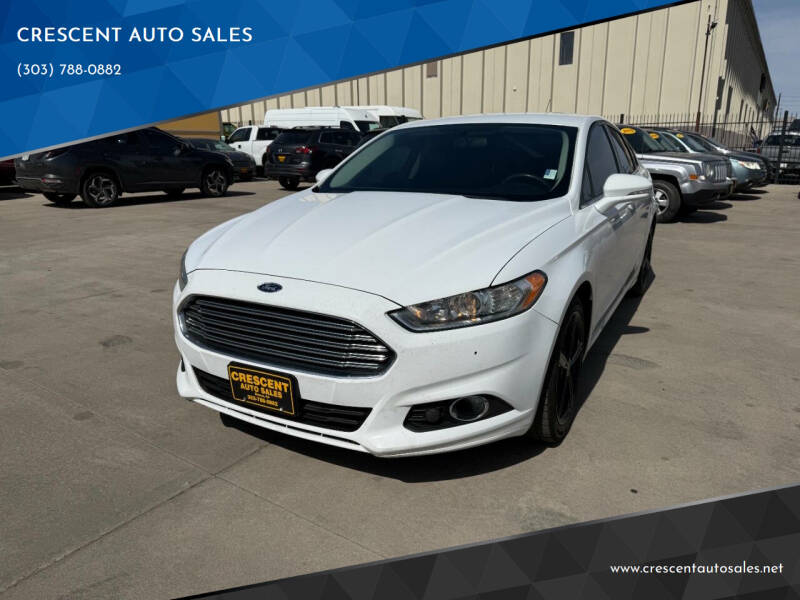 2016 Ford Fusion for sale at CRESCENT AUTO SALES in Denver CO