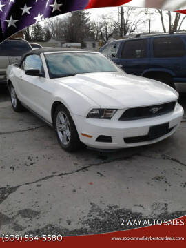 2010 Ford Mustang for sale at 2 Way Auto Sales in Spokane WA